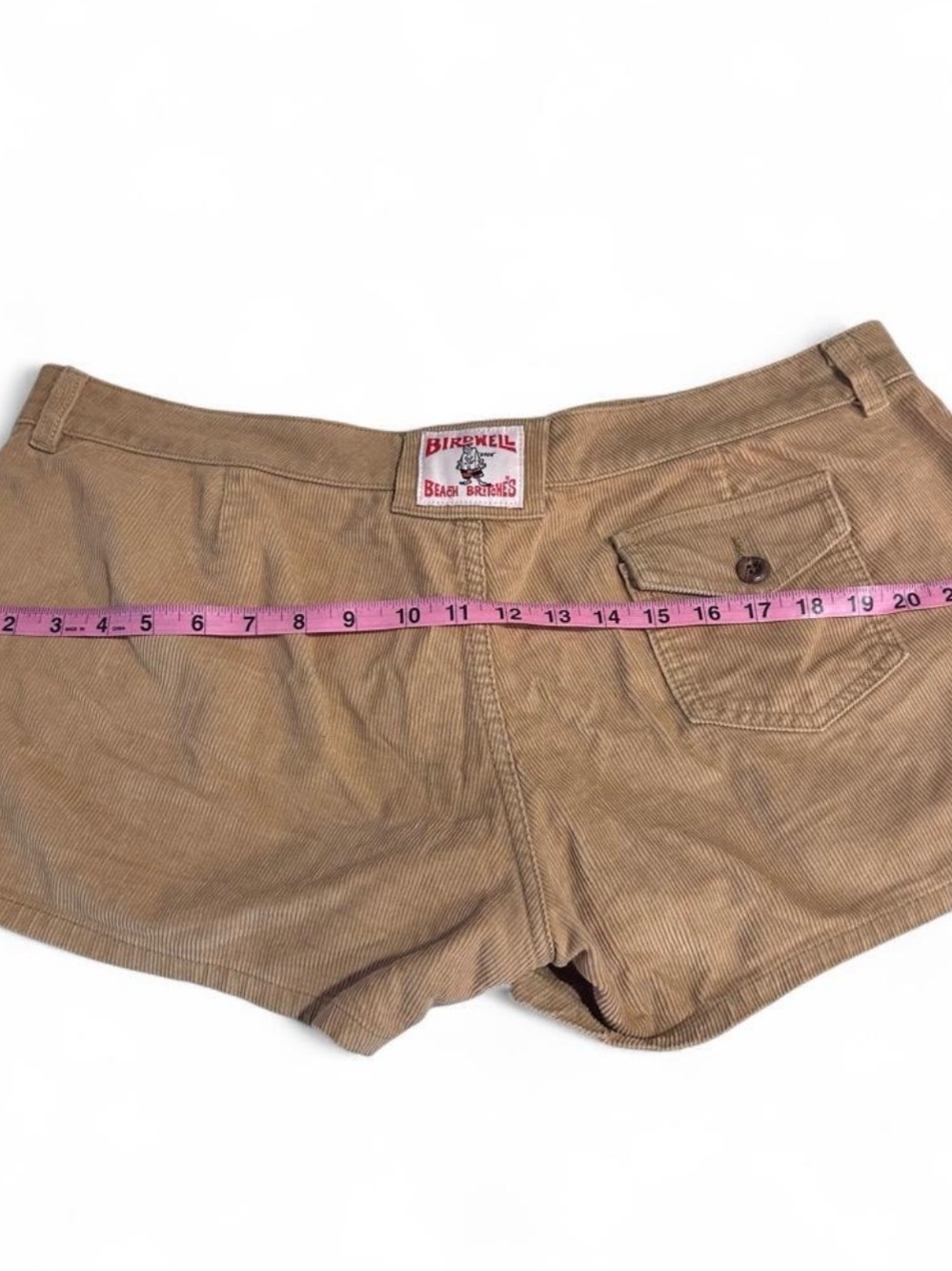 Birdwell Women's Corduroy Shorts in Tan - Picture 2 of 6
